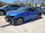 2017 Honda Civic Lx Blue vin: 2HGFC4B54HH306855