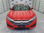 2017 Honda Civic Lx Red vin: 2HGFC4B58HH306454