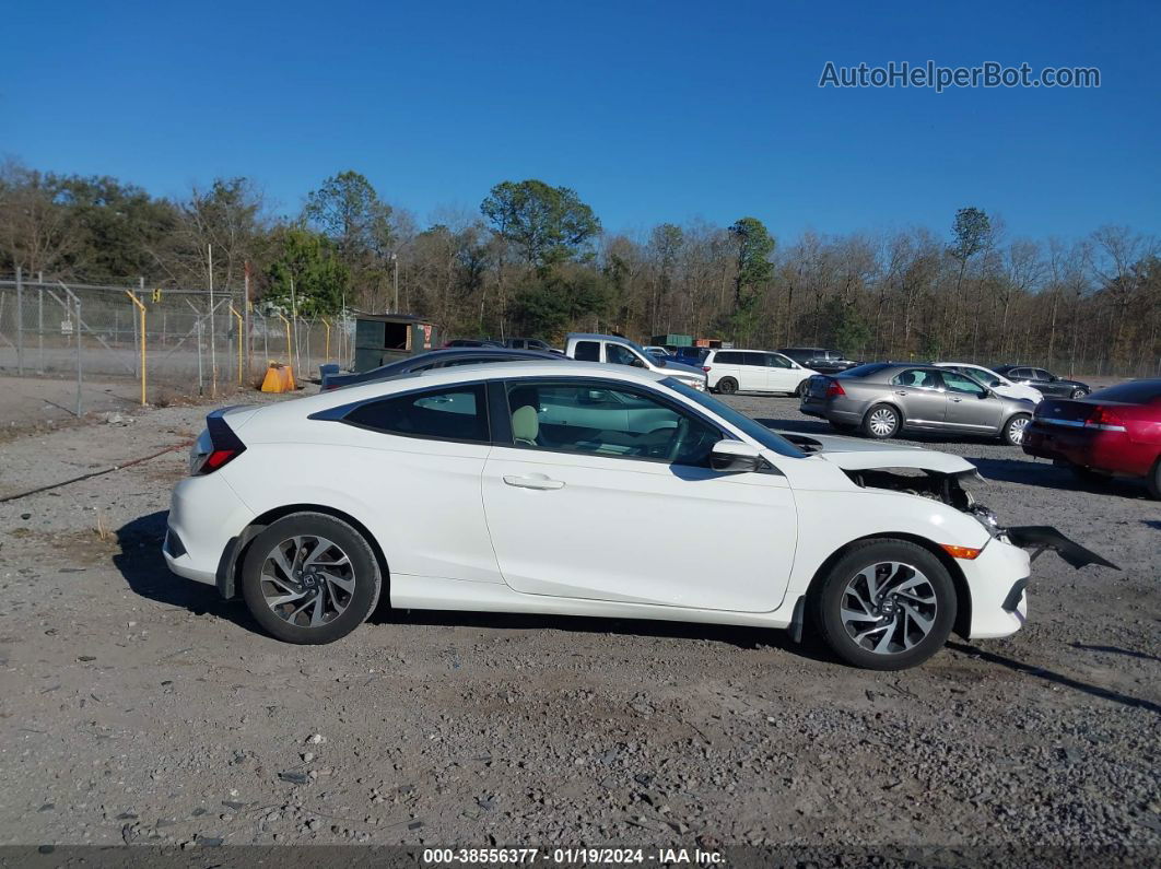 2017 Honda Civic Lx White vin: 2HGFC4B5XHH308044