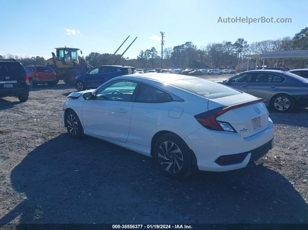 2017 Honda Civic Lx White vin: 2HGFC4B5XHH308044