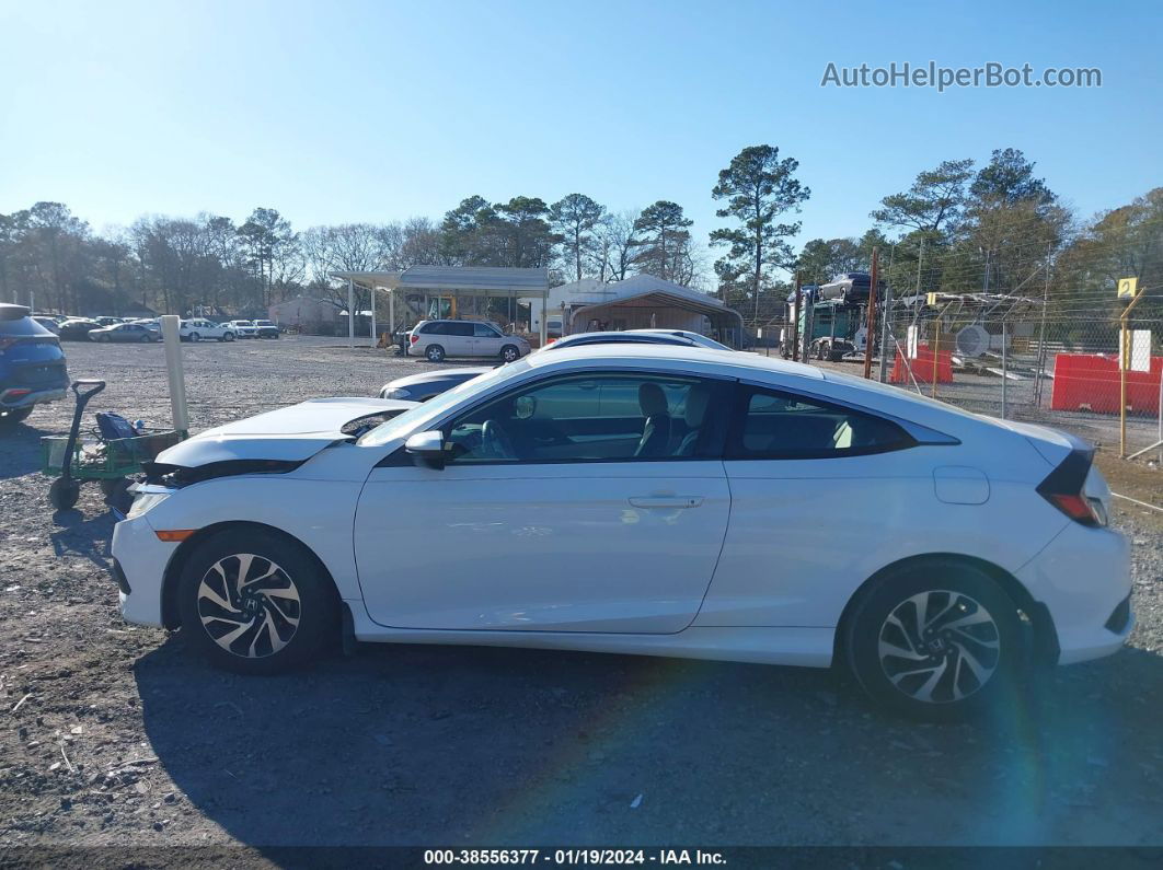 2017 Honda Civic Lx White vin: 2HGFC4B5XHH308044