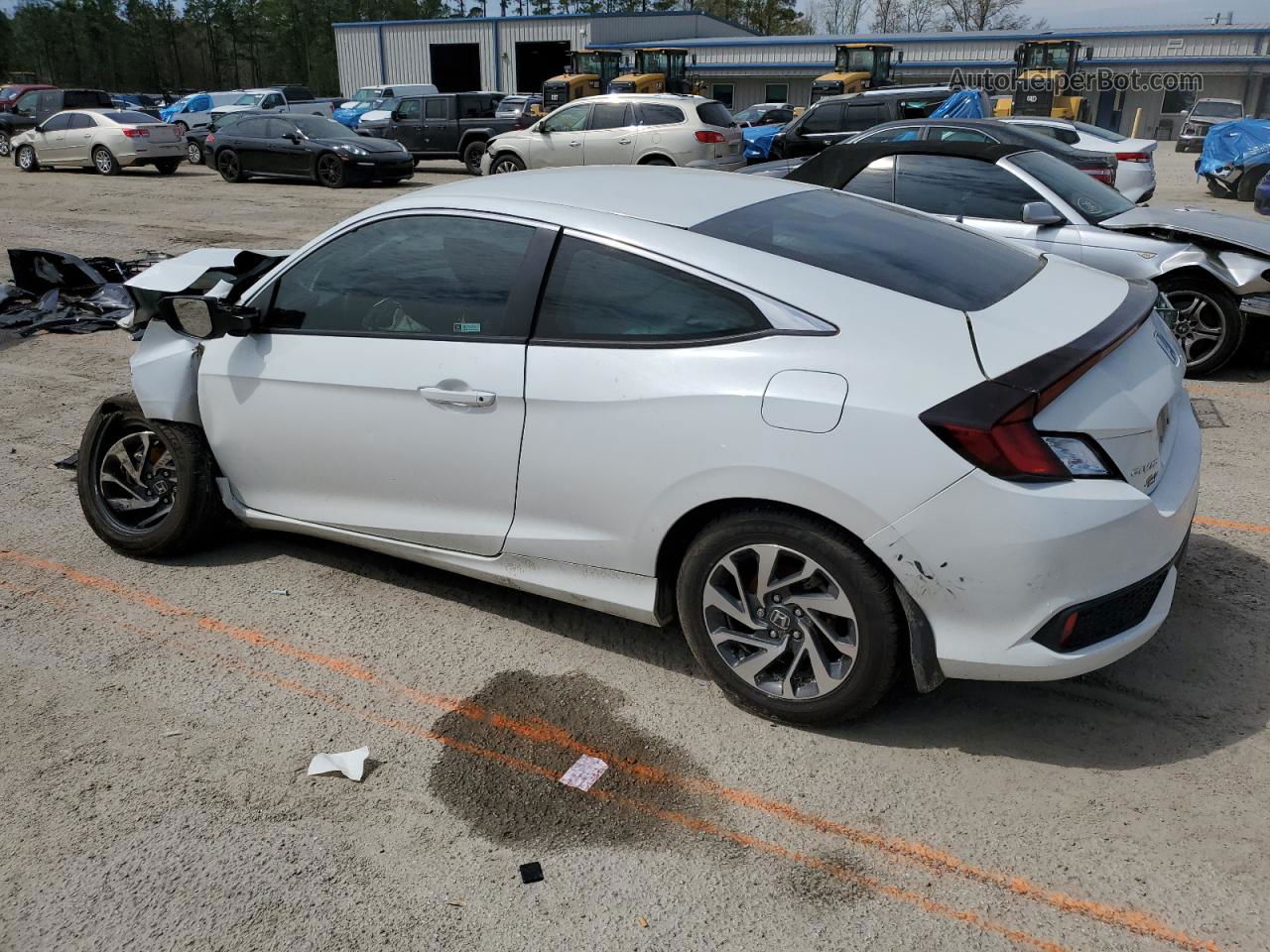 2020 Honda Civic Lx White vin: 2HGFC4B67LH300338