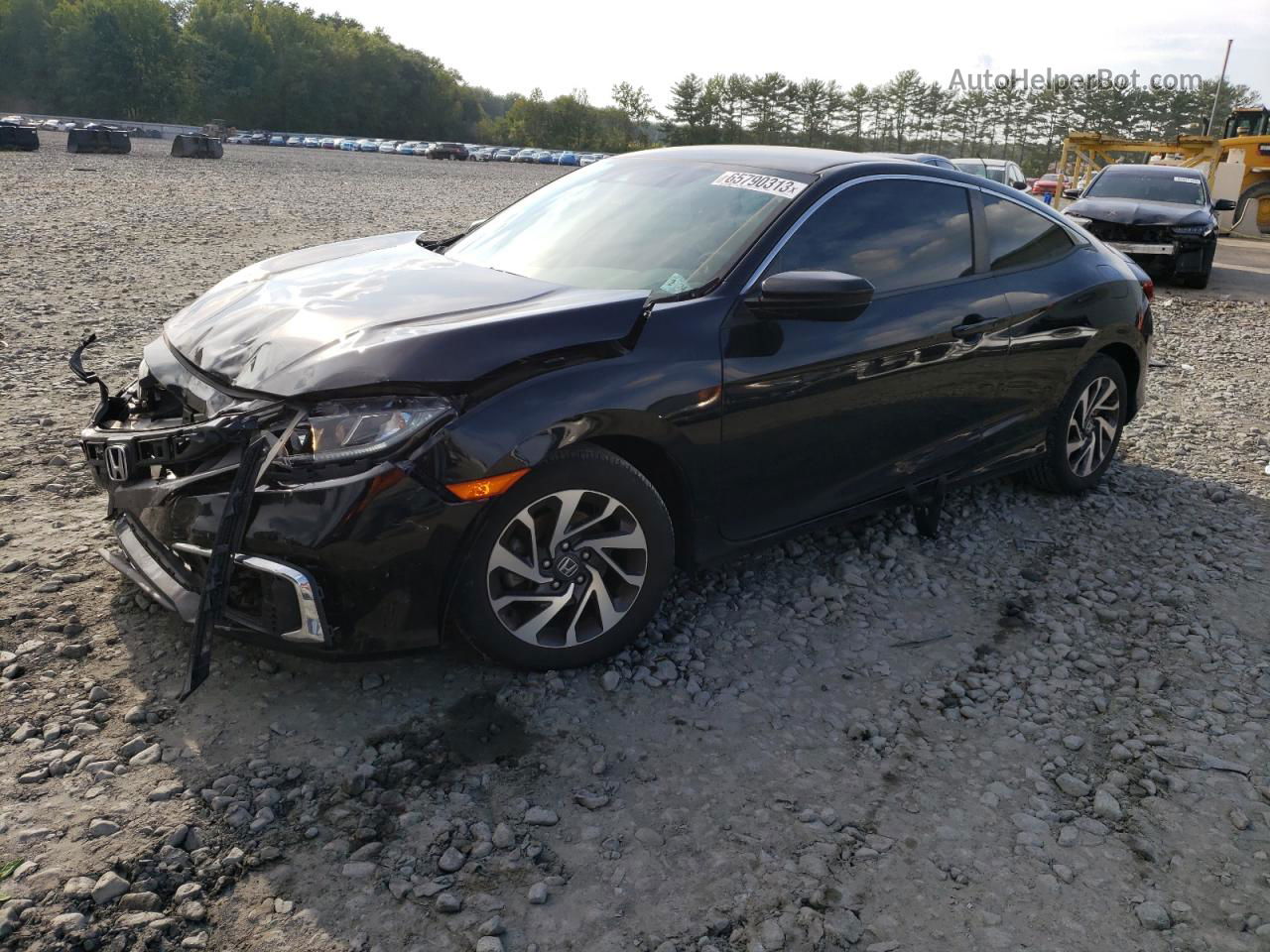 2019 Honda Civic Lx Black vin: 2HGFC4B68KH300153