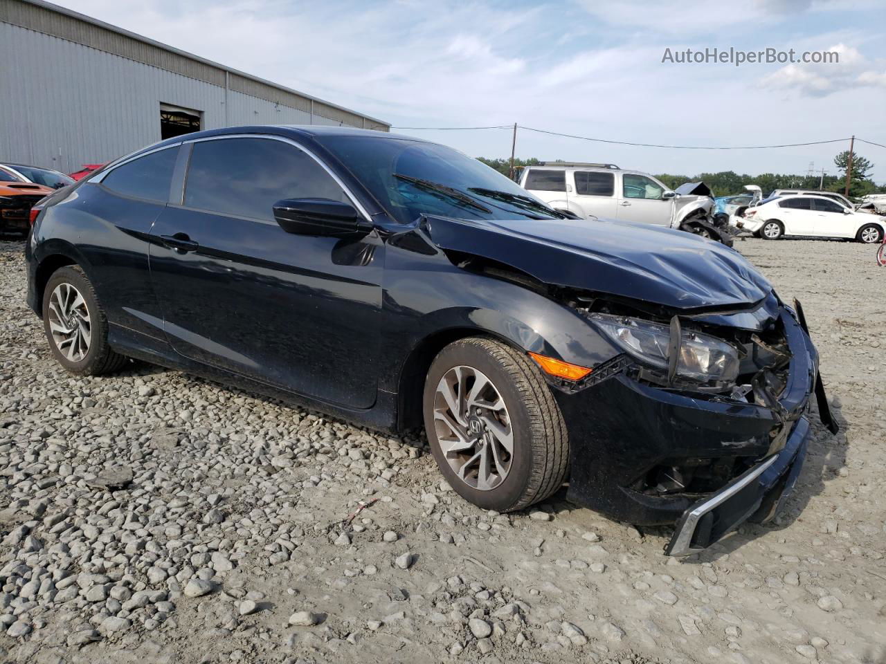 2019 Honda Civic Lx Black vin: 2HGFC4B68KH300153