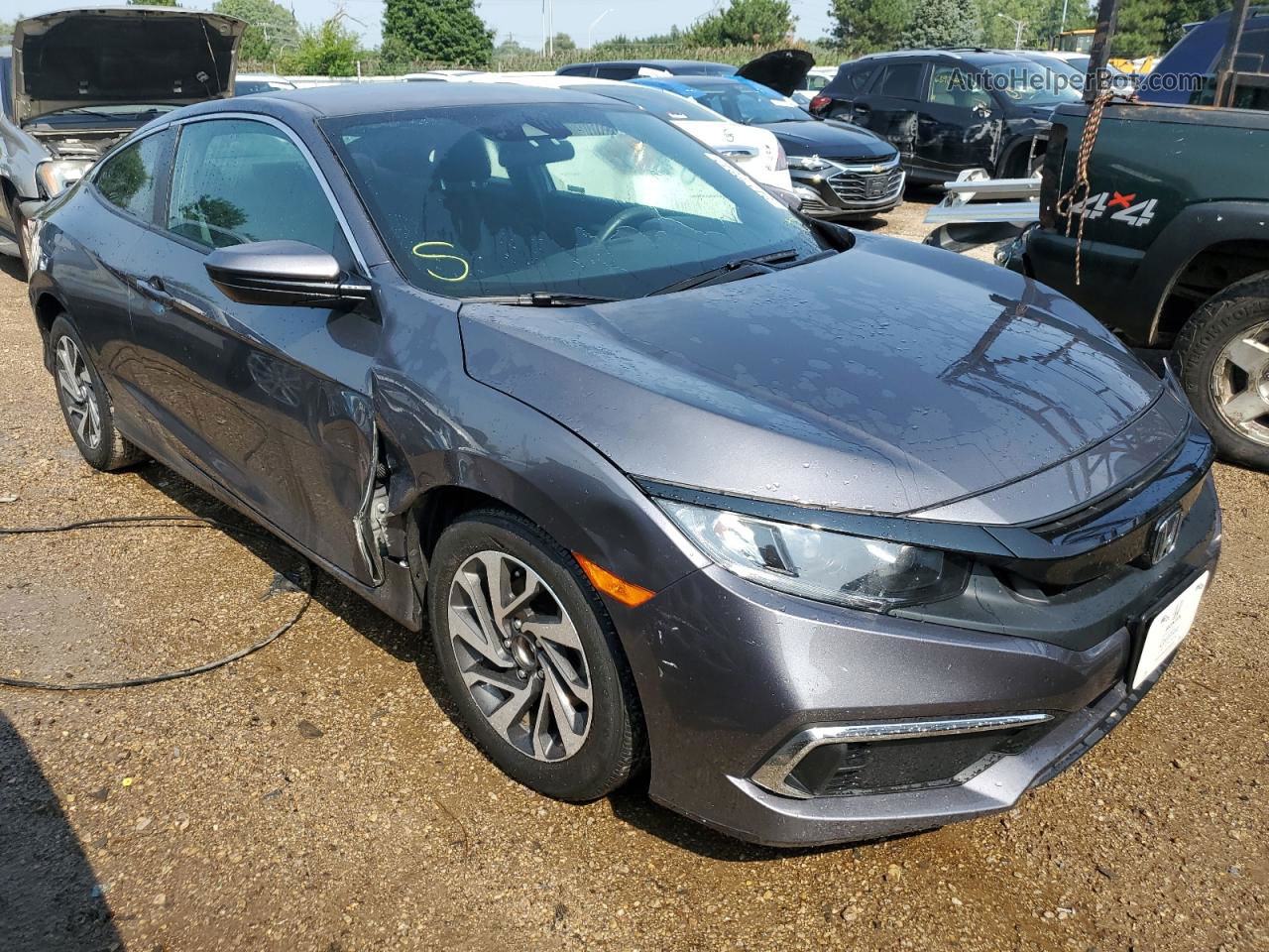 2019 Honda Civic Lx Серый vin: 2HGFC4B69KH300999