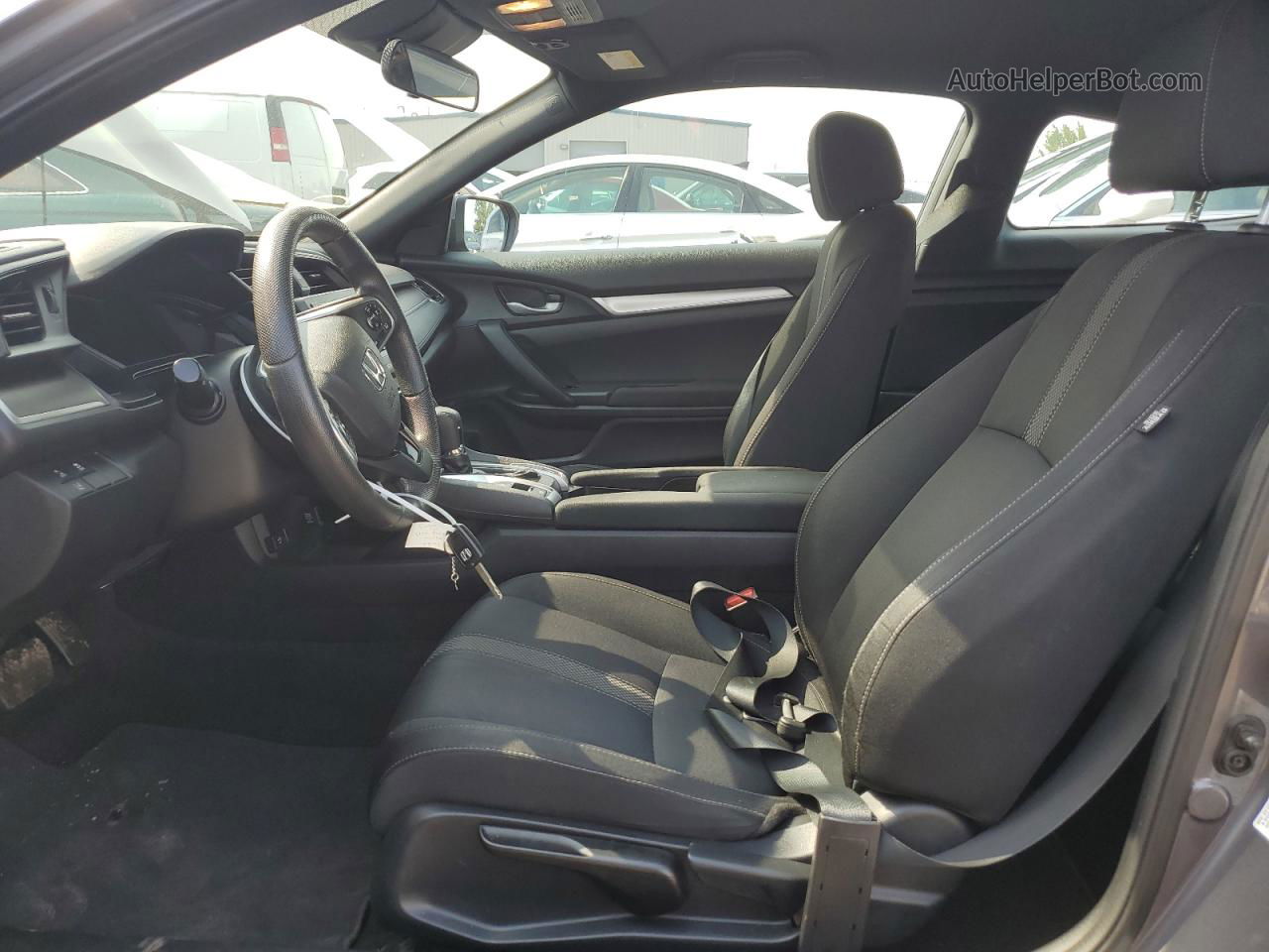 2019 Honda Civic Lx Gray vin: 2HGFC4B69KH300999