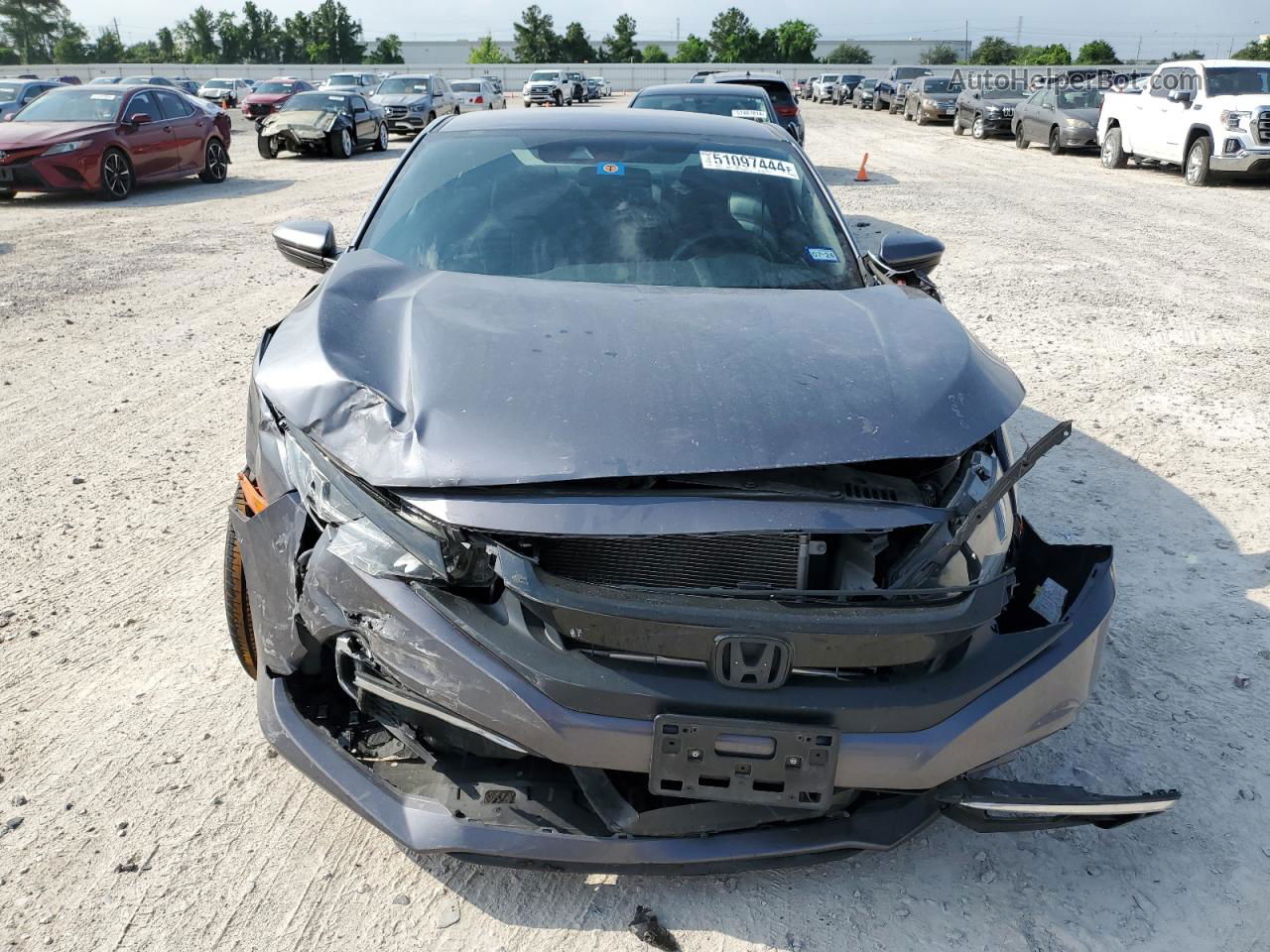 2020 Honda Civic Lx Gray vin: 2HGFC4B6XLH302665