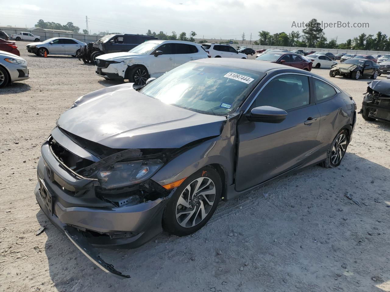 2020 Honda Civic Lx Gray vin: 2HGFC4B6XLH302665