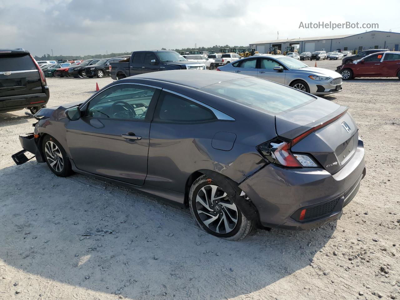 2020 Honda Civic Lx Gray vin: 2HGFC4B6XLH302665