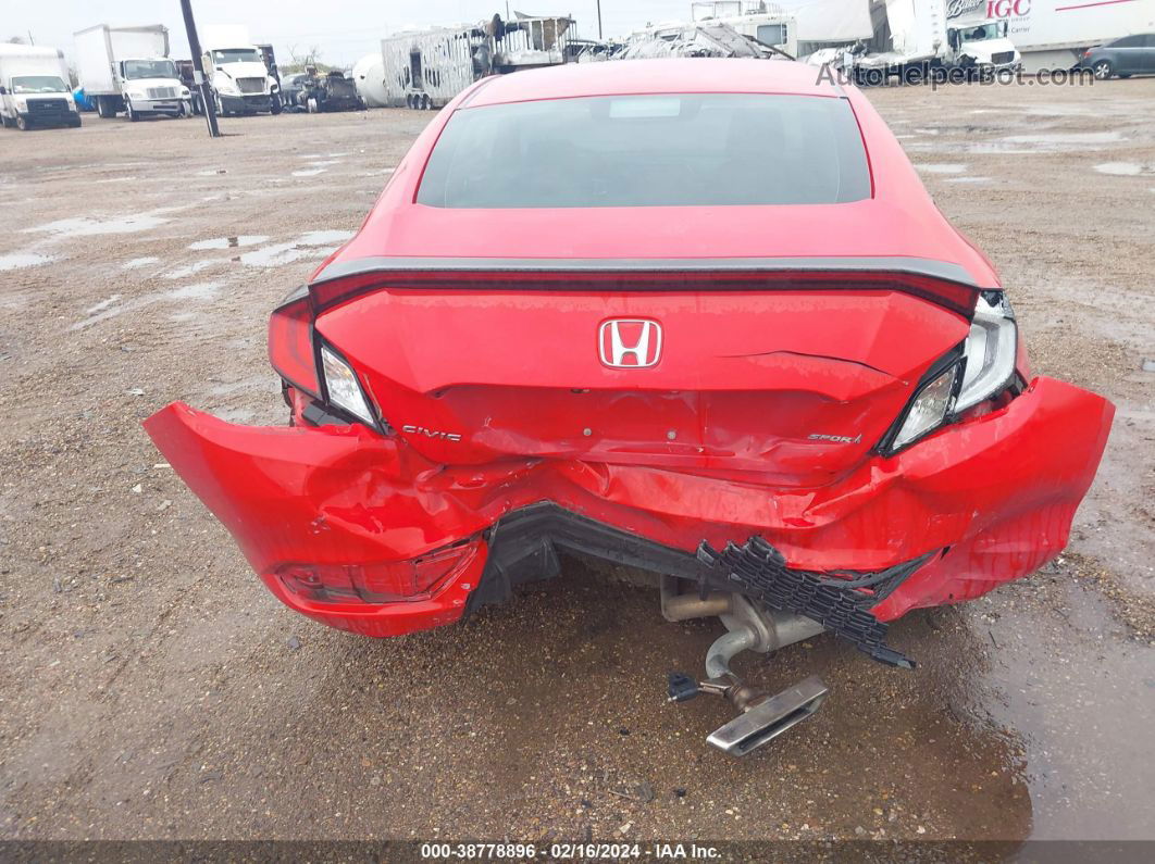 2020 Honda Civic Sport Красный vin: 2HGFC4B80LH305205