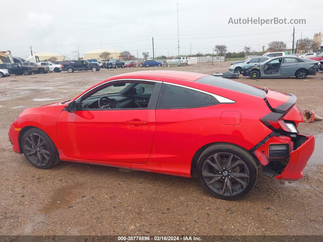 2020 Honda Civic Sport Red vin: 2HGFC4B80LH305205