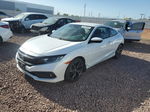 2020 Honda Civic Sport Белый vin: 2HGFC4B85LH302056