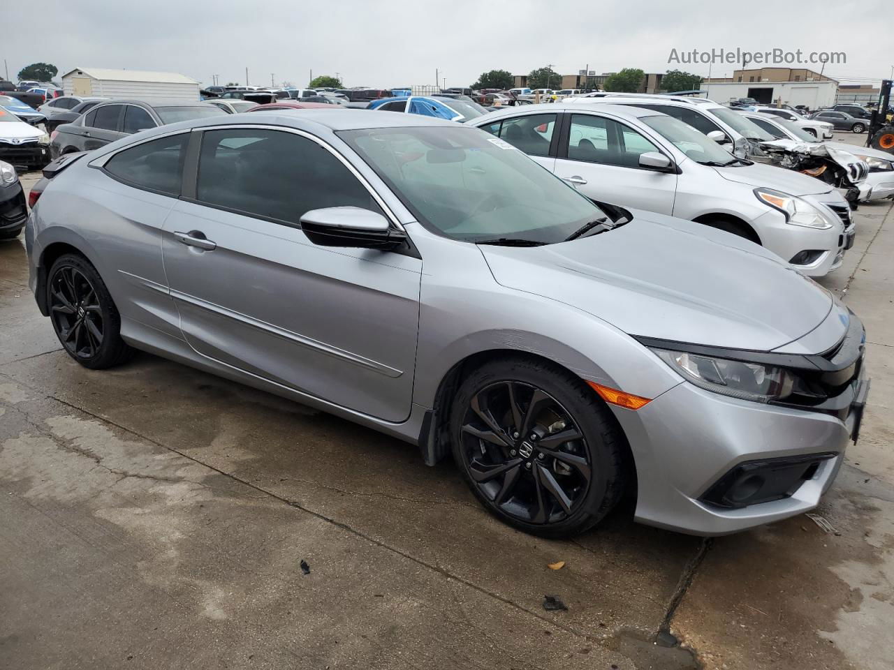 2020 Honda Civic Sport Silver vin: 2HGFC4B86LH302096