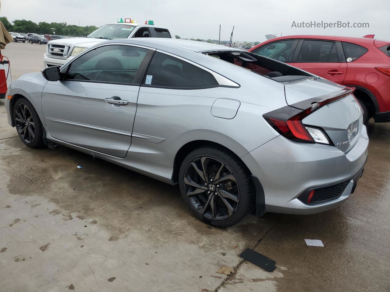 2020 Honda Civic Sport Silver vin: 2HGFC4B86LH302096