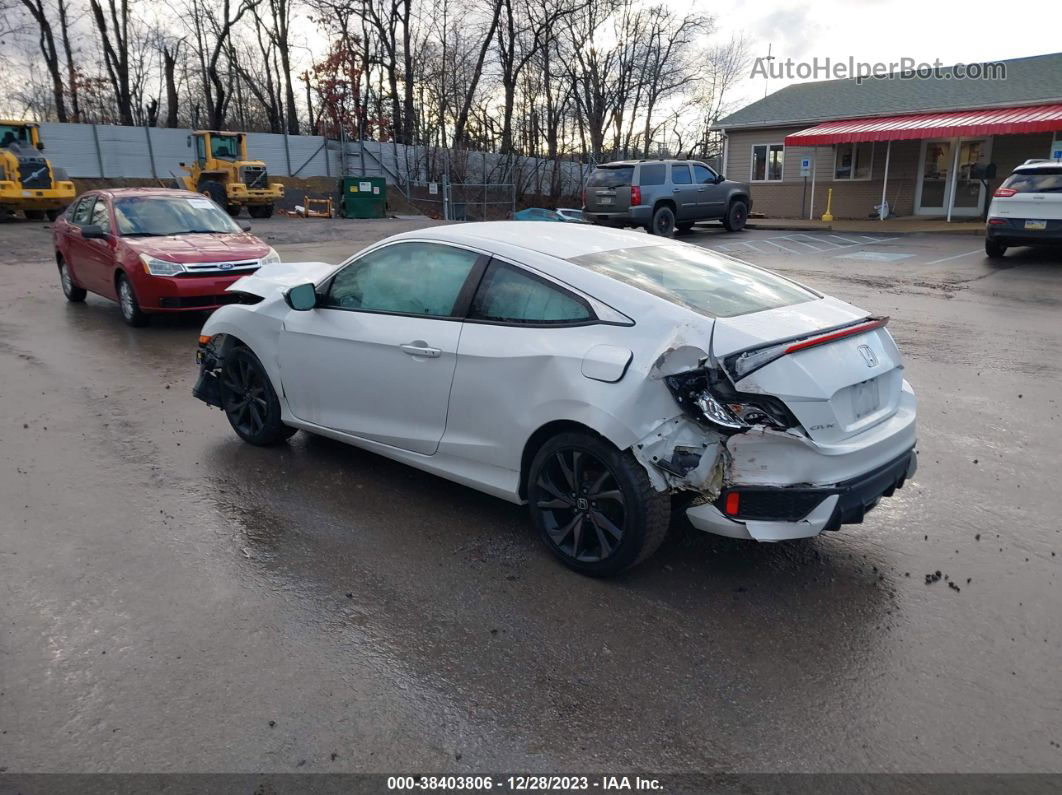 2020 Honda Civic Sport Белый vin: 2HGFC4B87LH305024