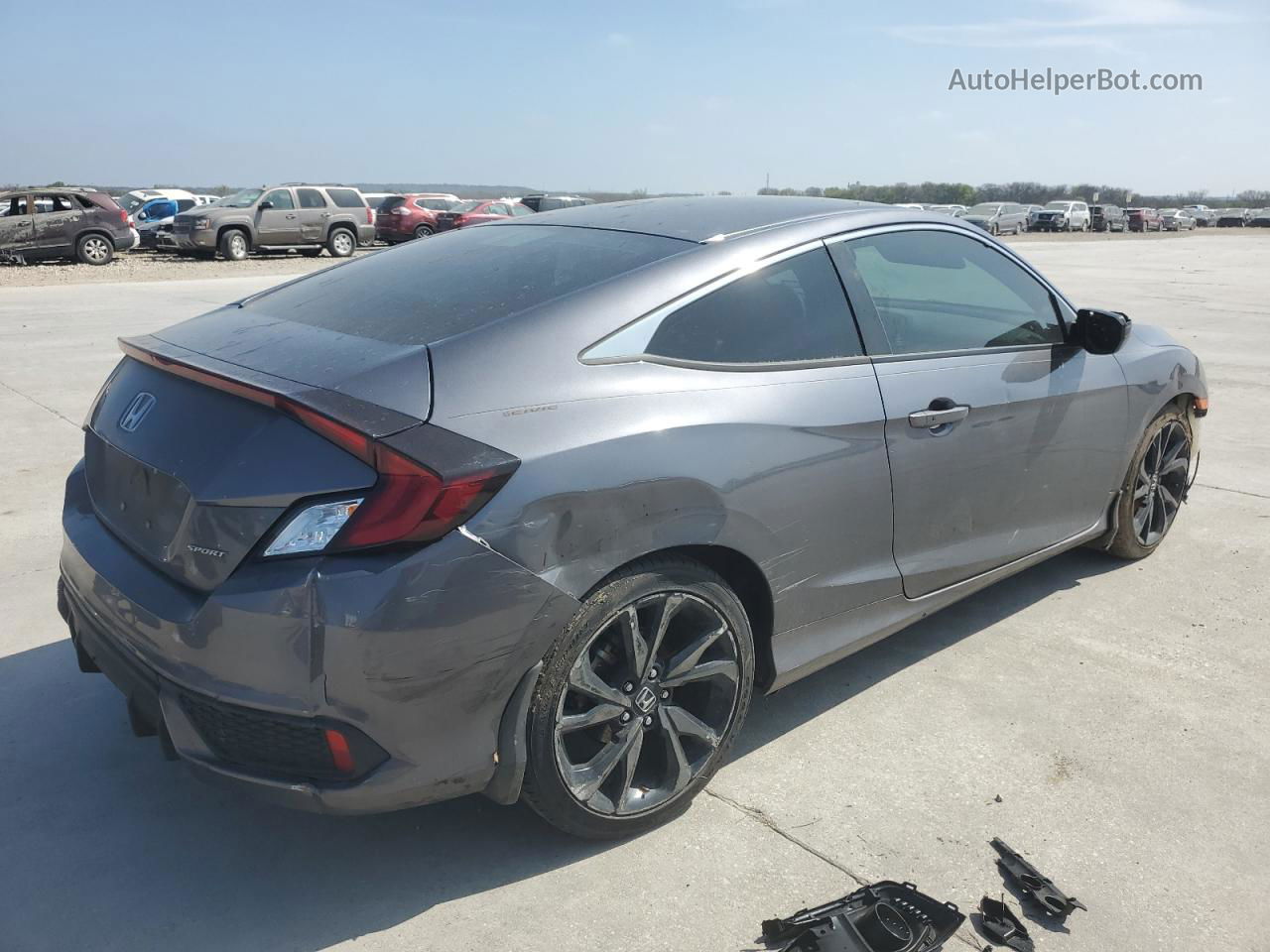 2020 Honda Civic Sport Gray vin: 2HGFC4B88LH300821