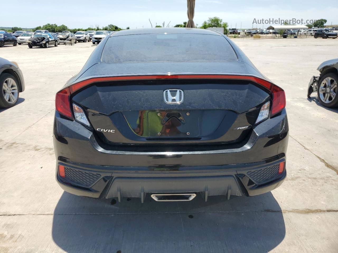 2020 Honda Civic Sport Black vin: 2HGFC4B88LH303167