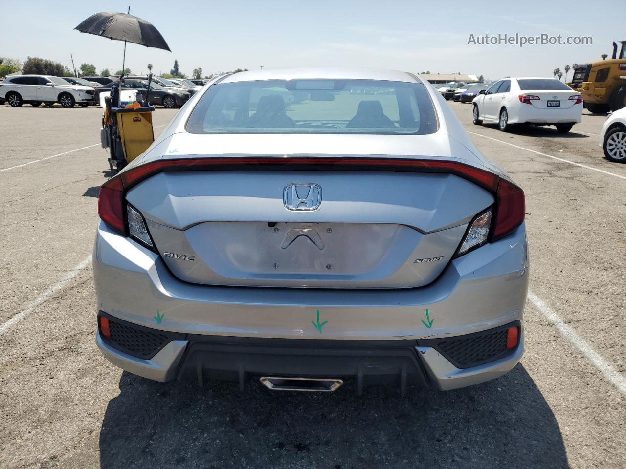 2020 Honda Civic Sport Silver vin: 2HGFC4B88LH304884