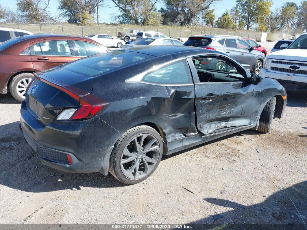 2019 Honda Civic Sport Black vin: 2HGFC4B8XKH308501