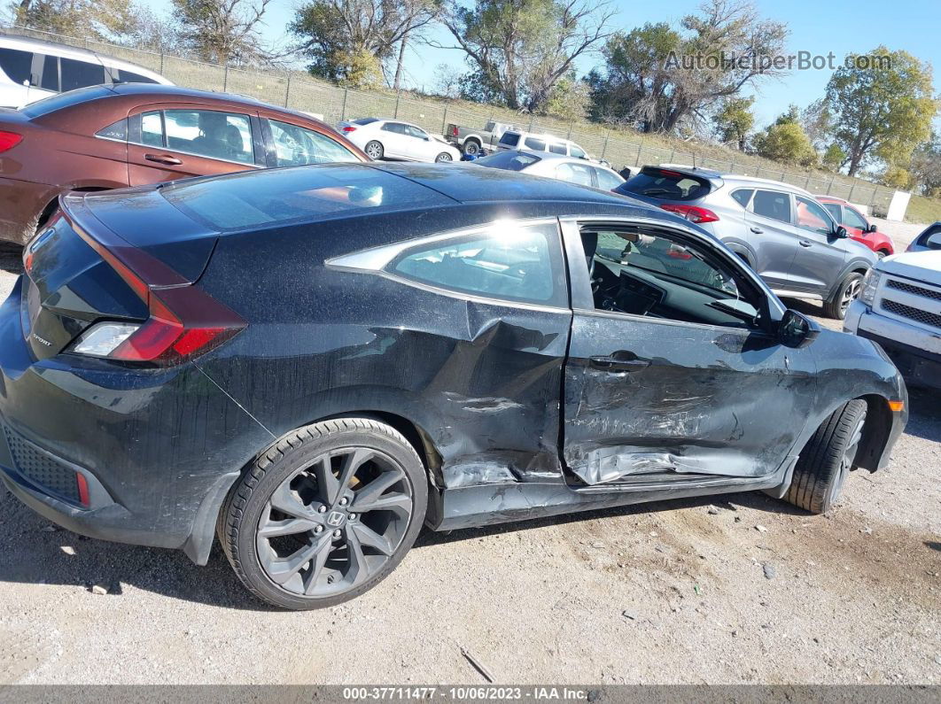 2019 Honda Civic Sport Black vin: 2HGFC4B8XKH308501