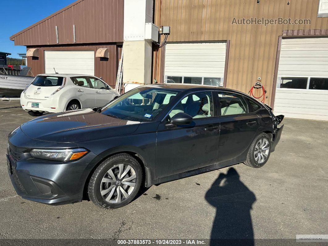 2023 Honda Civic Lx  Gray vin: 2HGFE2F2XPH558414