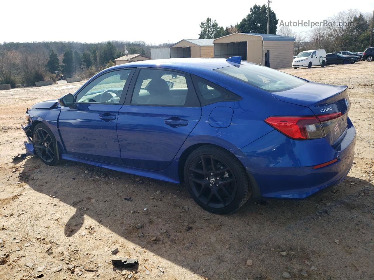 2023 Honda Civic Sport Blue vin: 2HGFE2F53PH551542