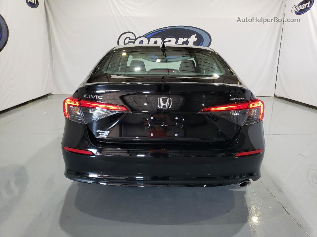 2023 Honda Civic Sport Black vin: 2HGFE2F55PH500611