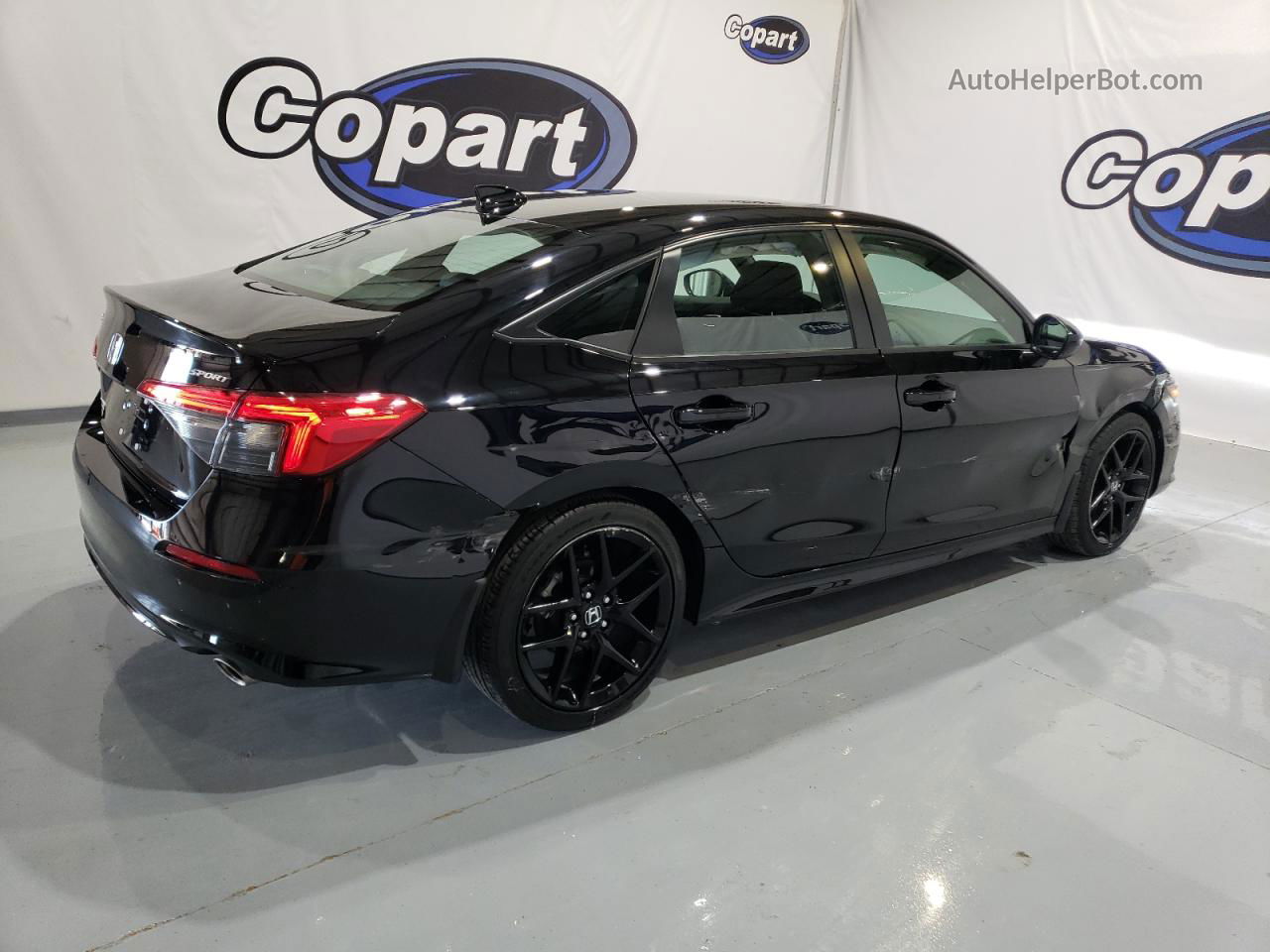 2023 Honda Civic Sport Black vin: 2HGFE2F55PH500611