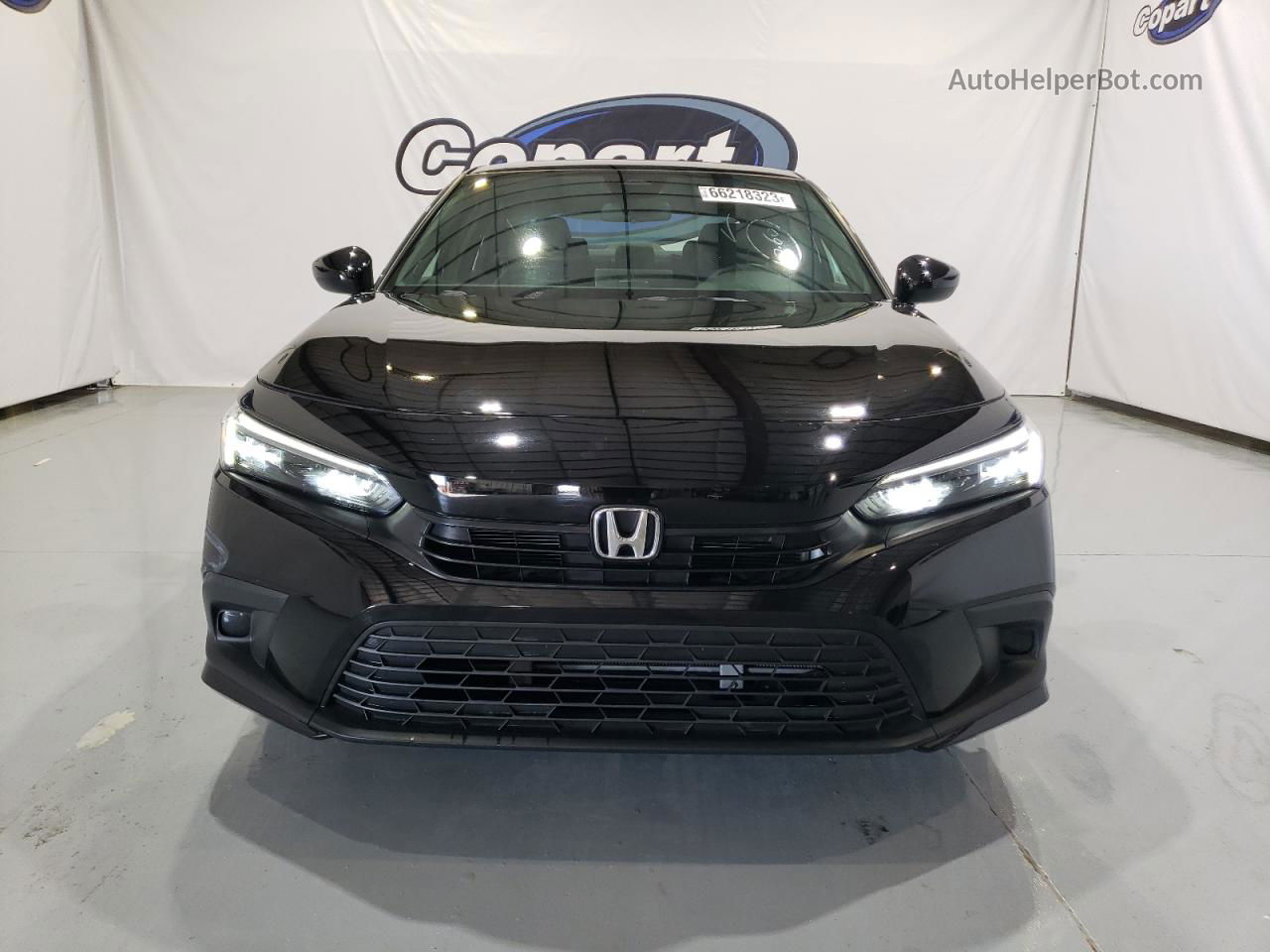 2023 Honda Civic Sport Black vin: 2HGFE2F55PH500611