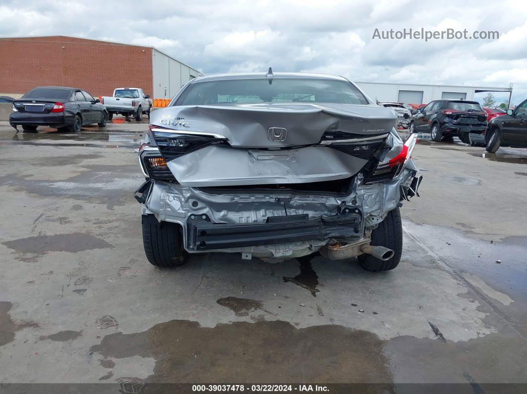 2023 Honda Civic Sport Silver vin: 2HGFE2F58PH503308