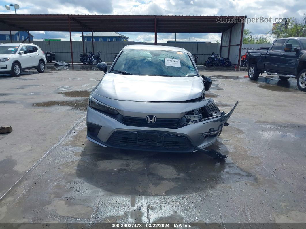 2023 Honda Civic Sport Silver vin: 2HGFE2F58PH503308