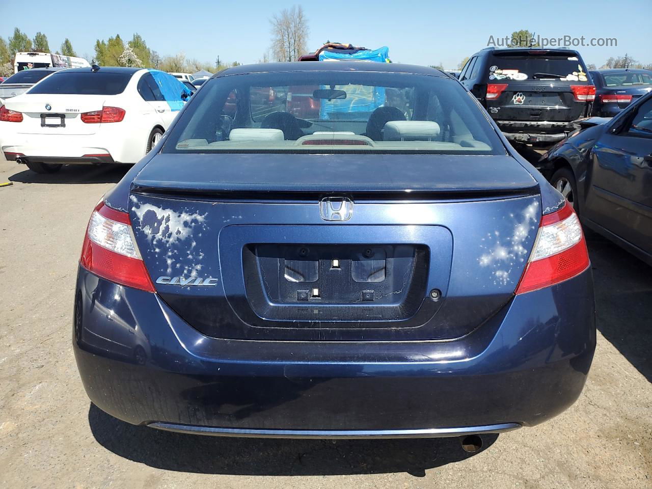 2008 Honda Civic Dx Blue vin: 2HGFG11278H565737