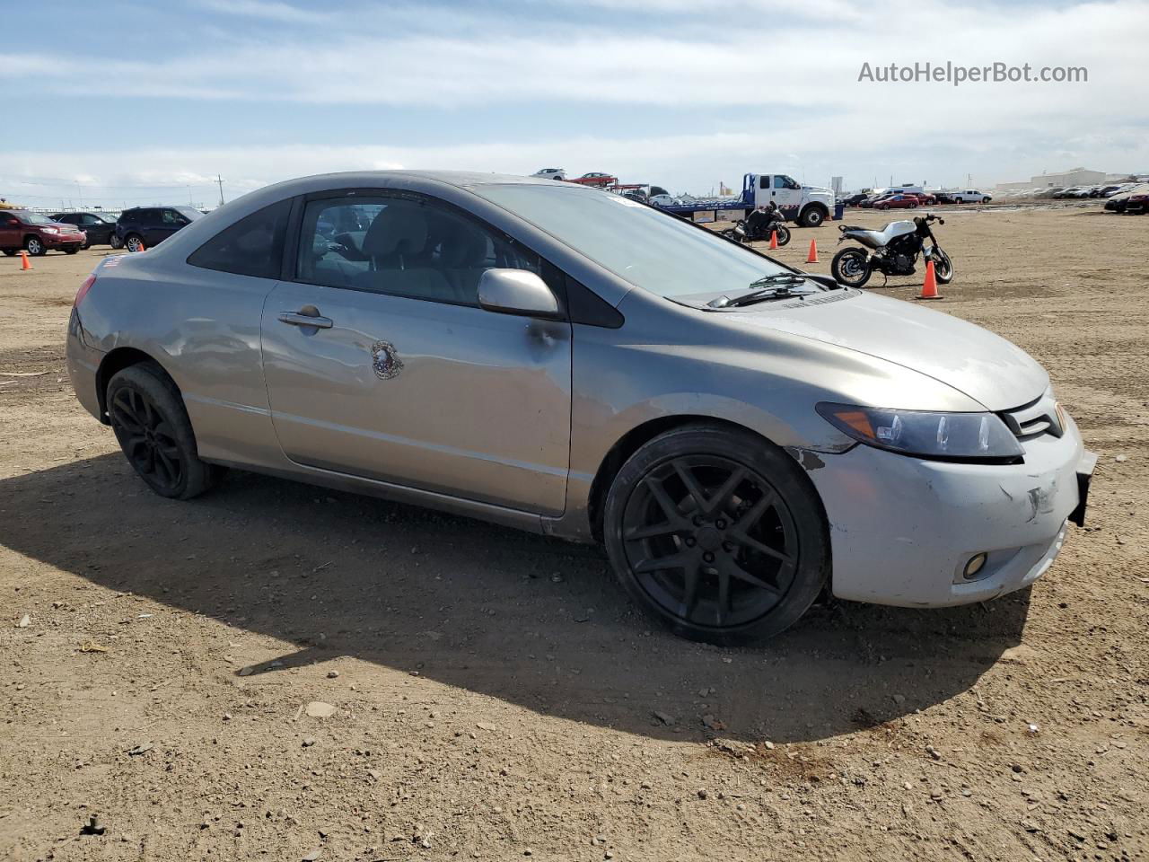 2008 Honda Civic Lx Серый vin: 2HGFG11618H536625