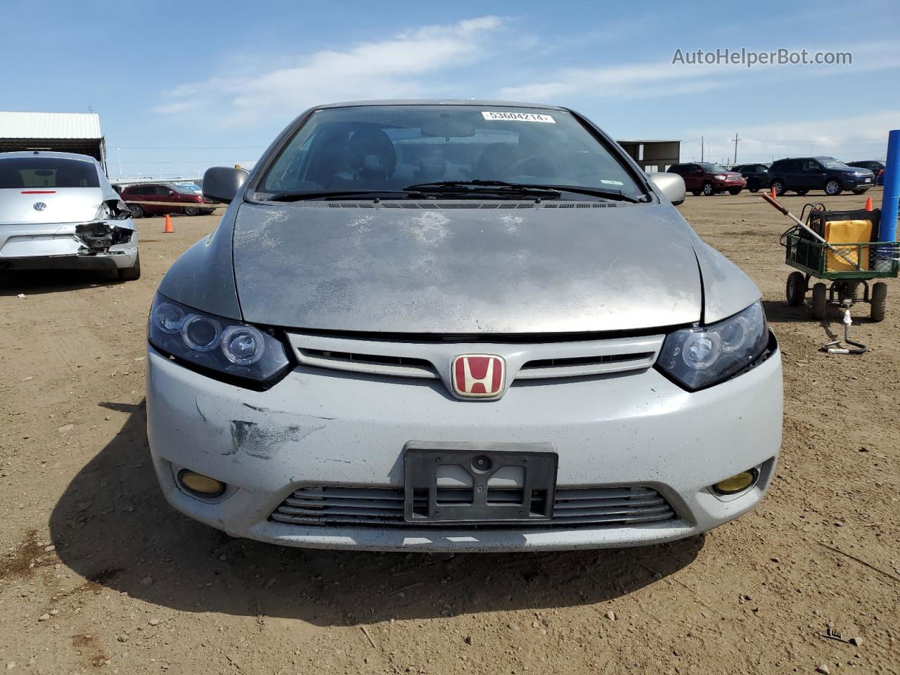 2008 Honda Civic Lx Gray vin: 2HGFG11618H536625