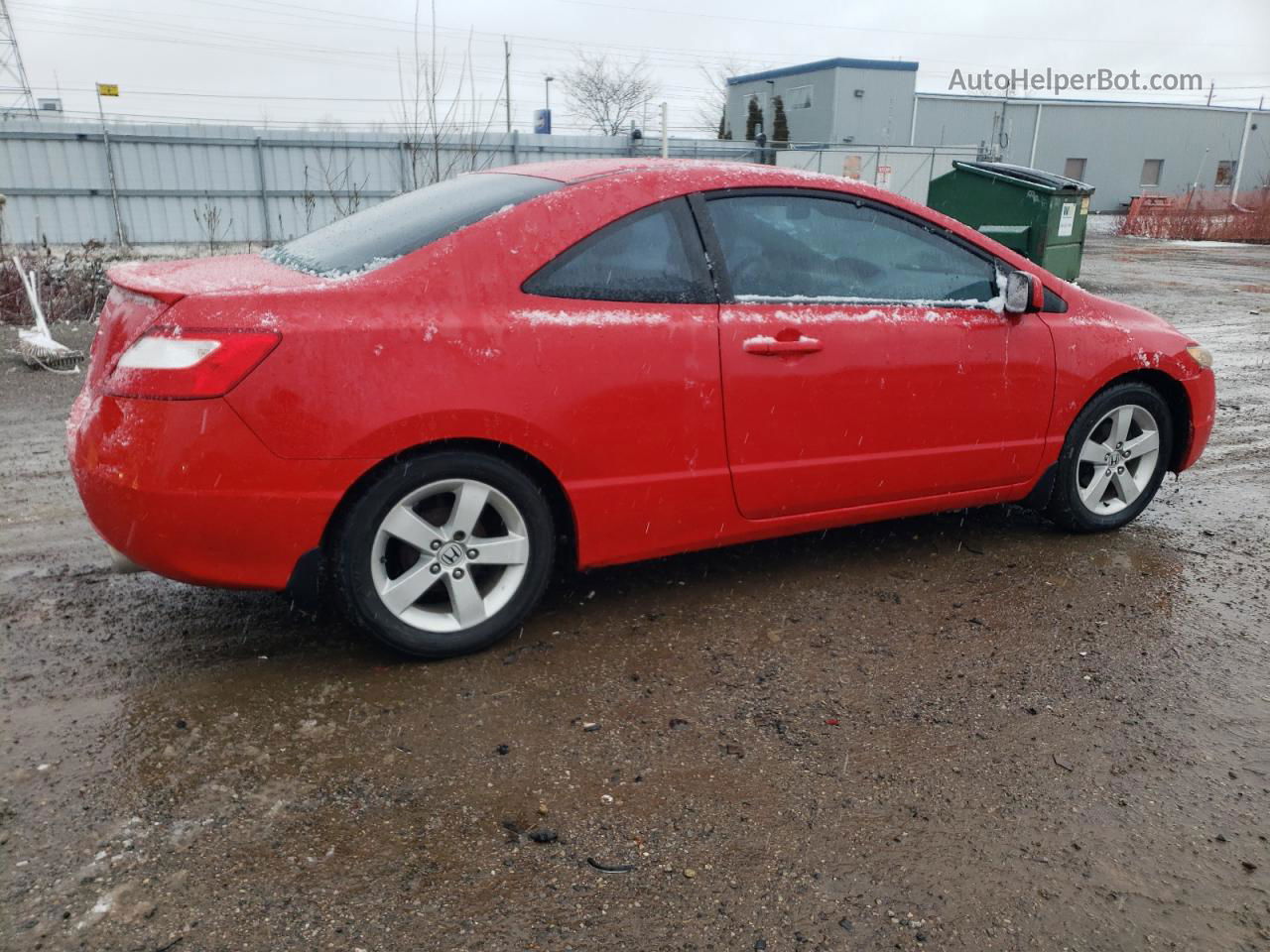 2006 Honda Civic Lx Red vin: 2HGFG11656H013573