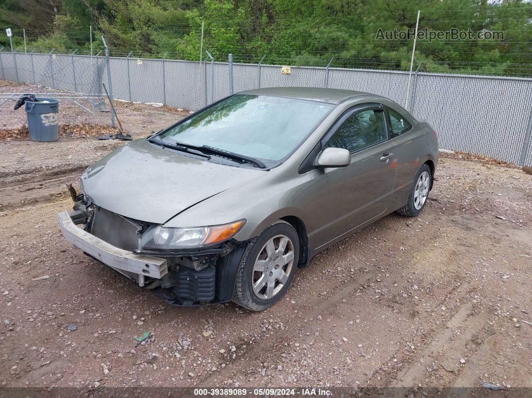 2008 Honda Civic Lx Gray vin: 2HGFG11658H546574