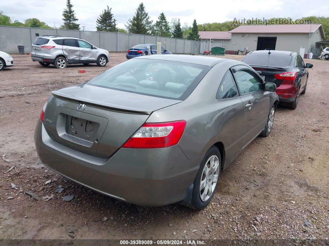 2008 Honda Civic Lx Gray vin: 2HGFG11658H546574