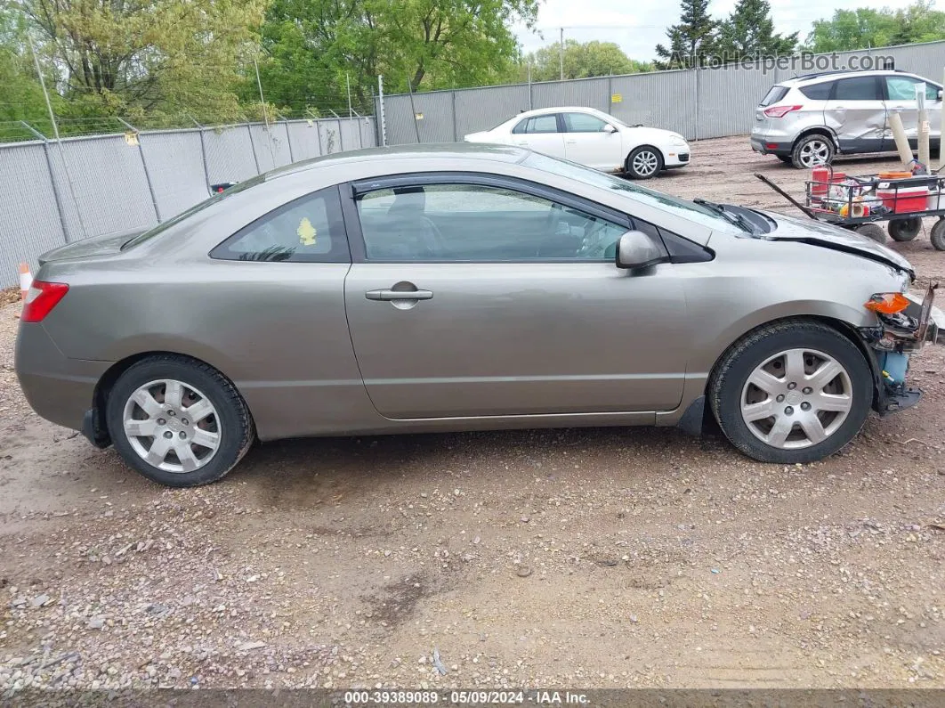 2008 Honda Civic Lx Gray vin: 2HGFG11658H546574