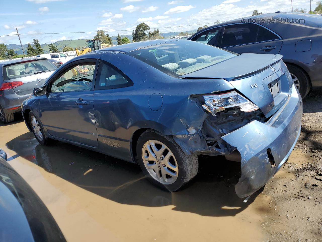 2008 Honda Civic Lx Blue vin: 2HGFG11678H538119