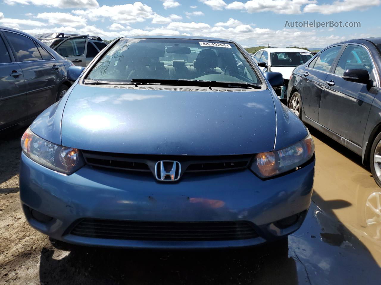 2008 Honda Civic Lx Blue vin: 2HGFG11678H538119