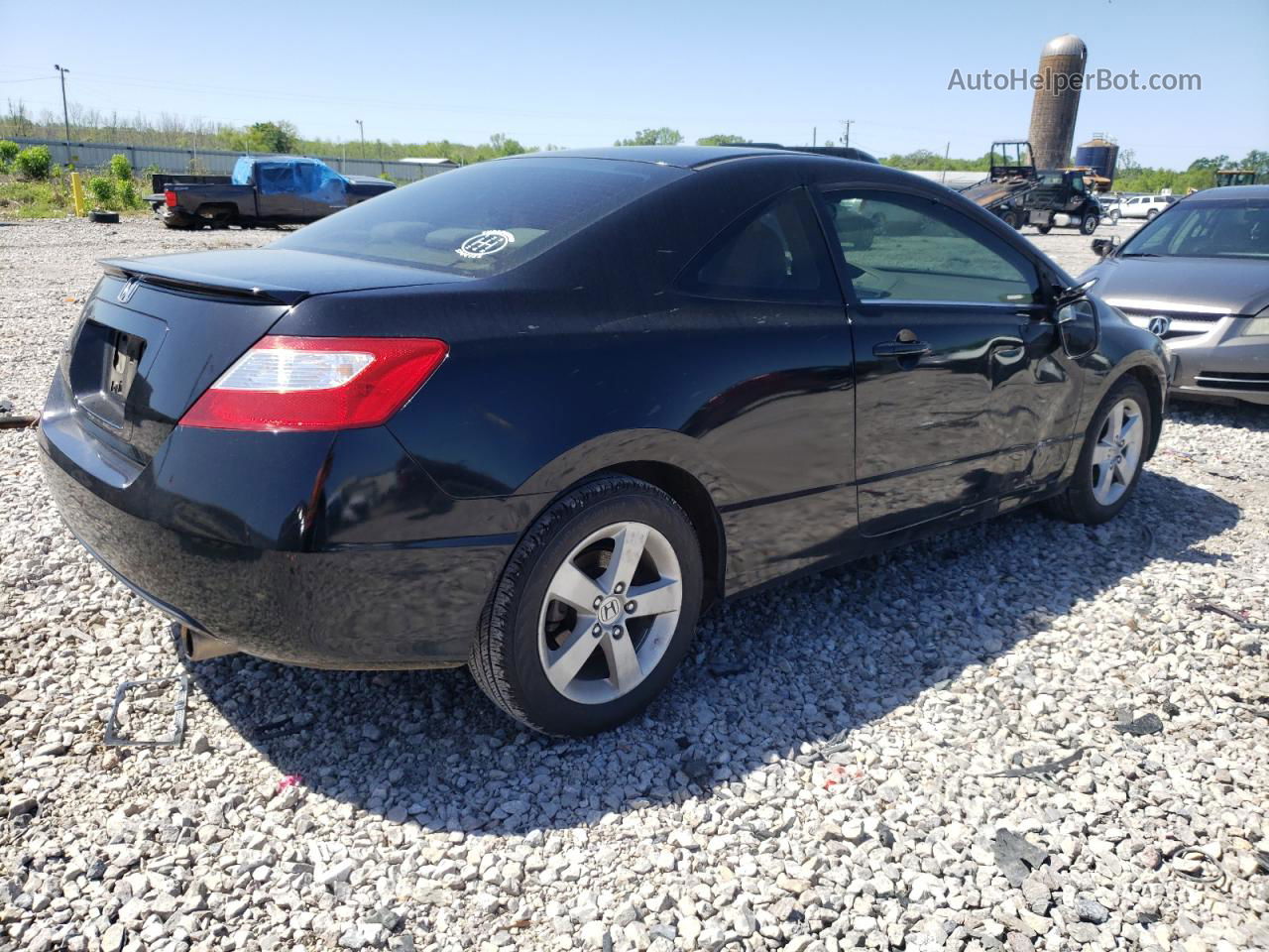 2006 Honda Civic Ex Черный vin: 2HGFG11816H518348