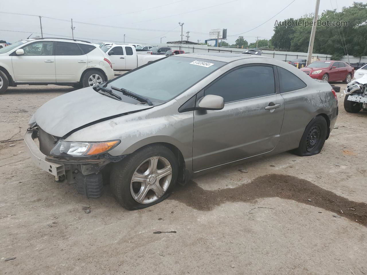 2008 Honda Civic Ex Silver vin: 2HGFG11858H557754