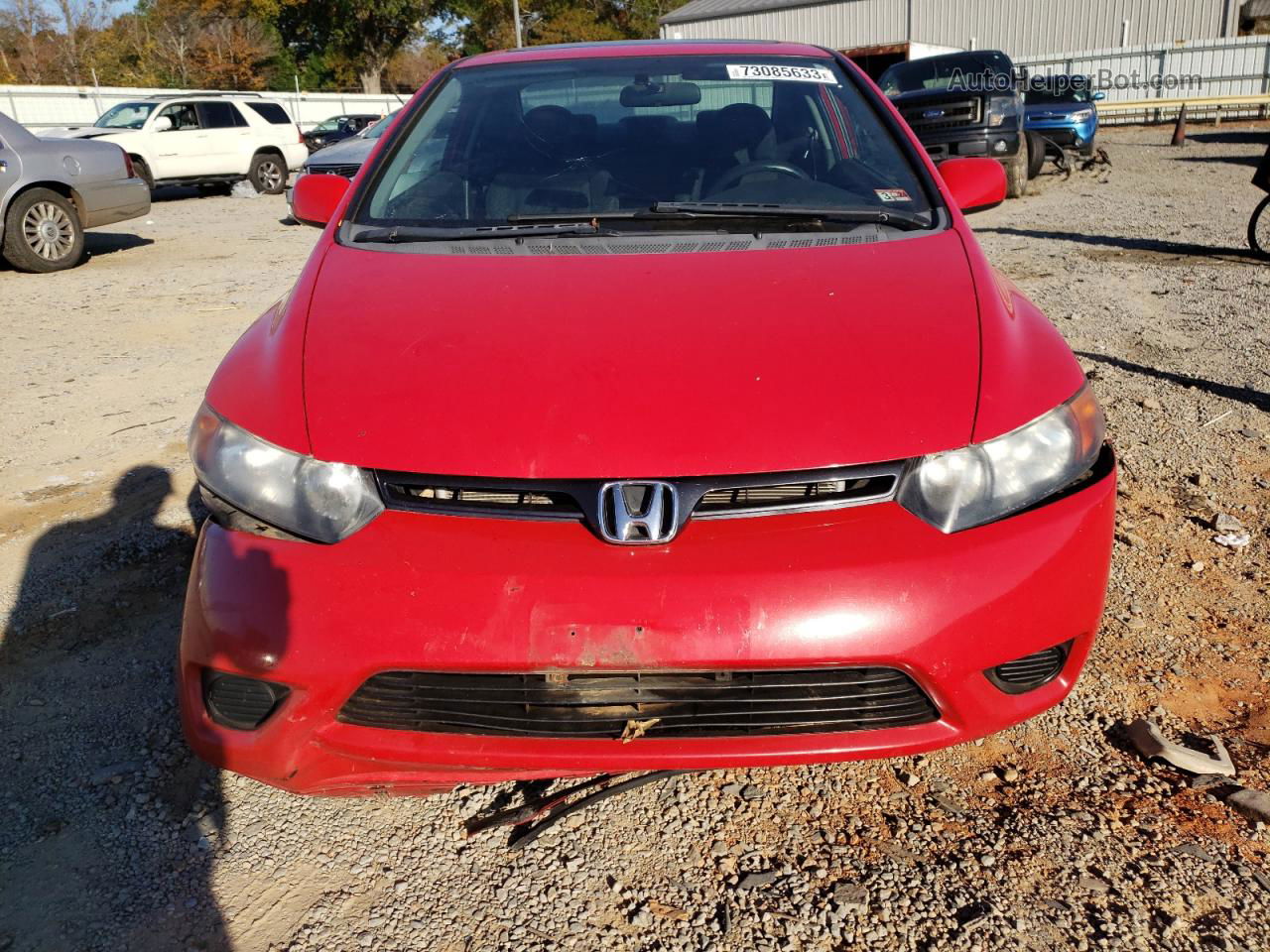 2008 Honda Civic Ex Red vin: 2HGFG11868H517926