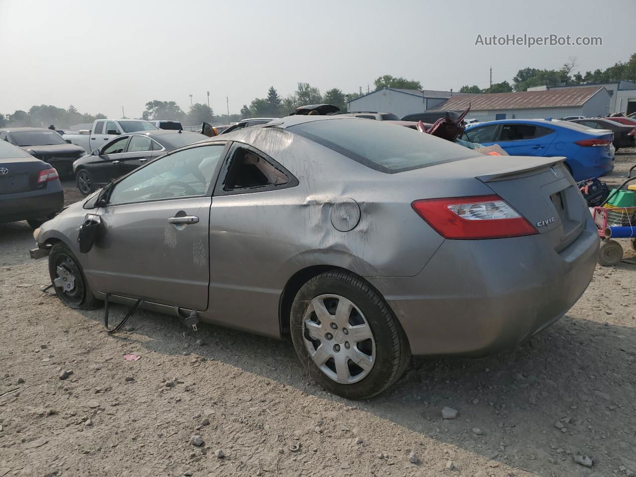 2008 Honda Civic Lx Silver vin: 2HGFG12608H533407