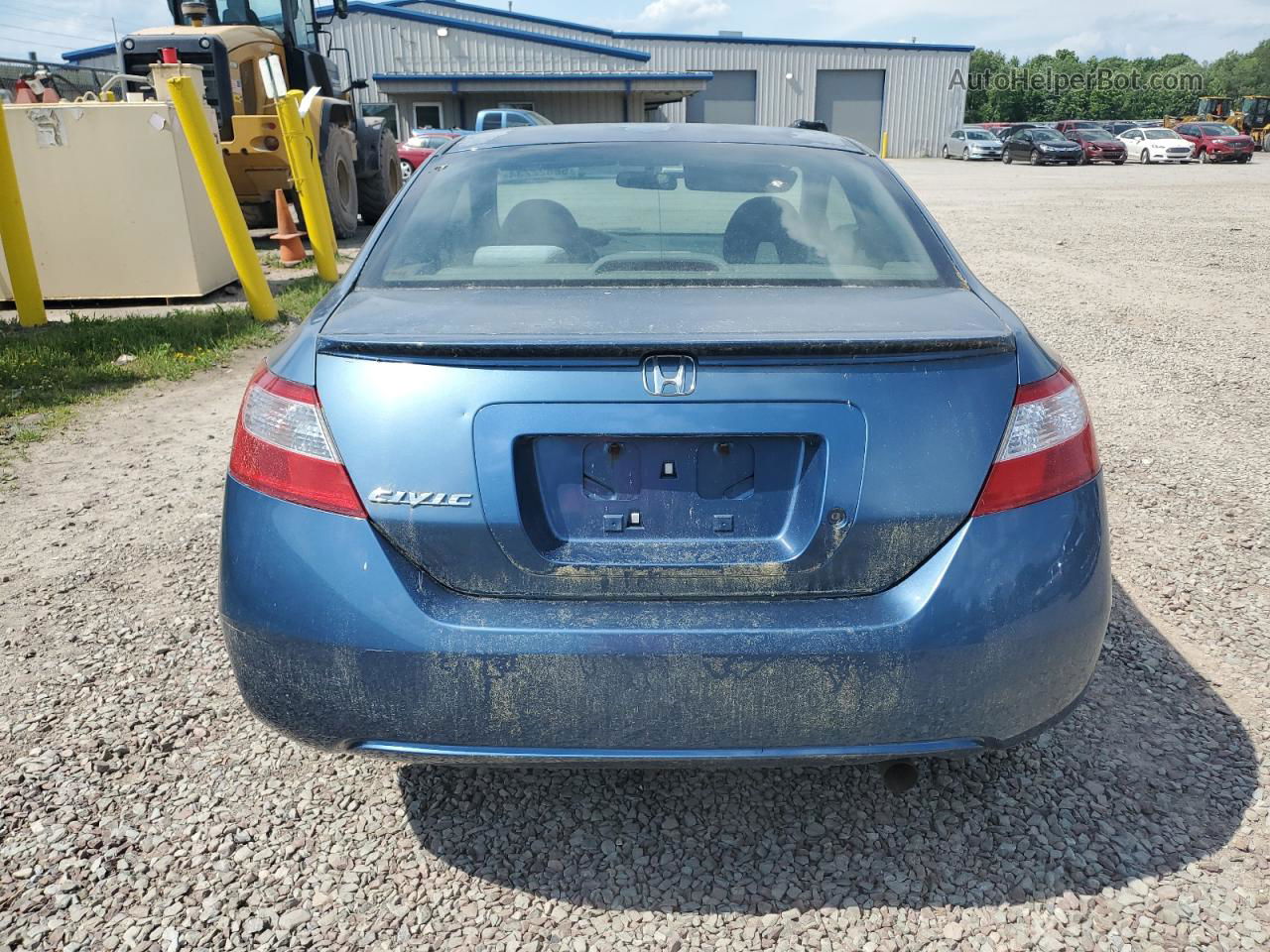 2008 Honda Civic Lx Blue vin: 2HGFG12608H542477