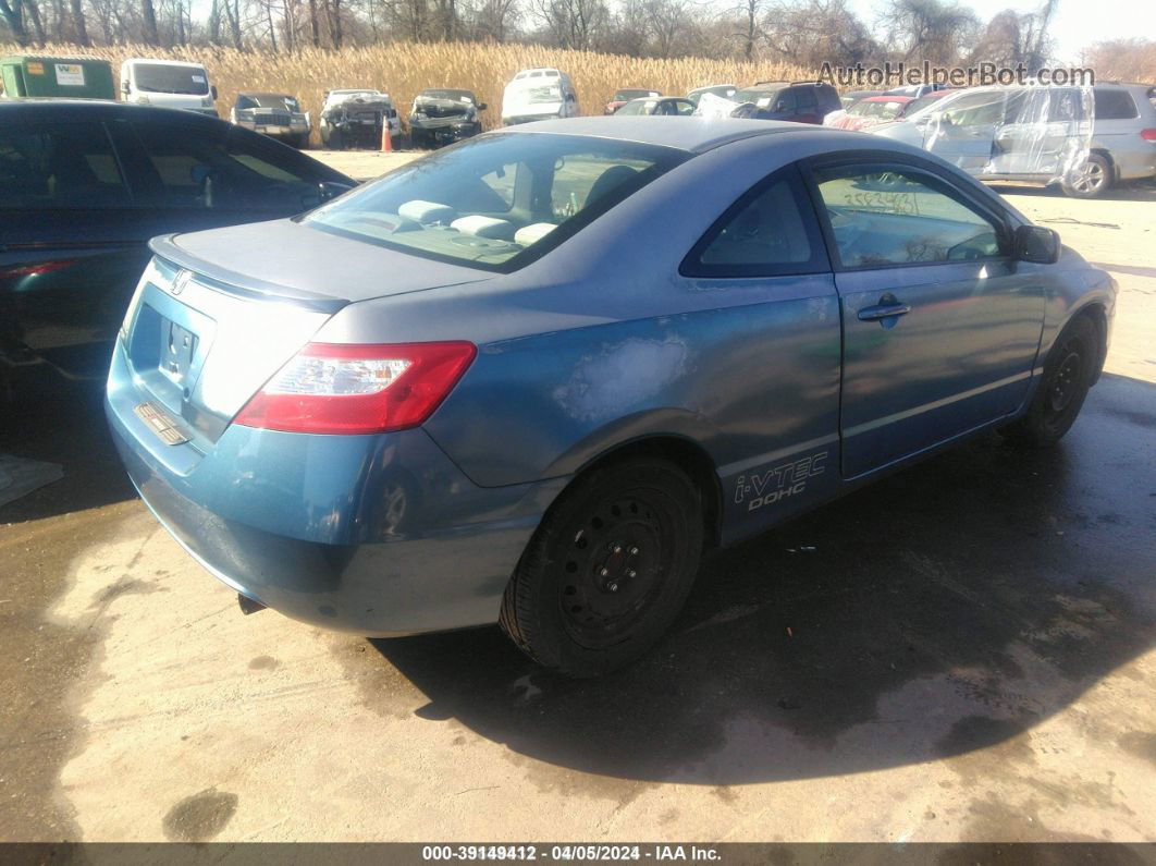 2008 Honda Civic Lx Blue vin: 2HGFG12608H562535