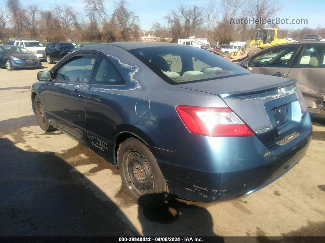 2008 Honda Civic Lx Blue vin: 2HGFG12608H562535