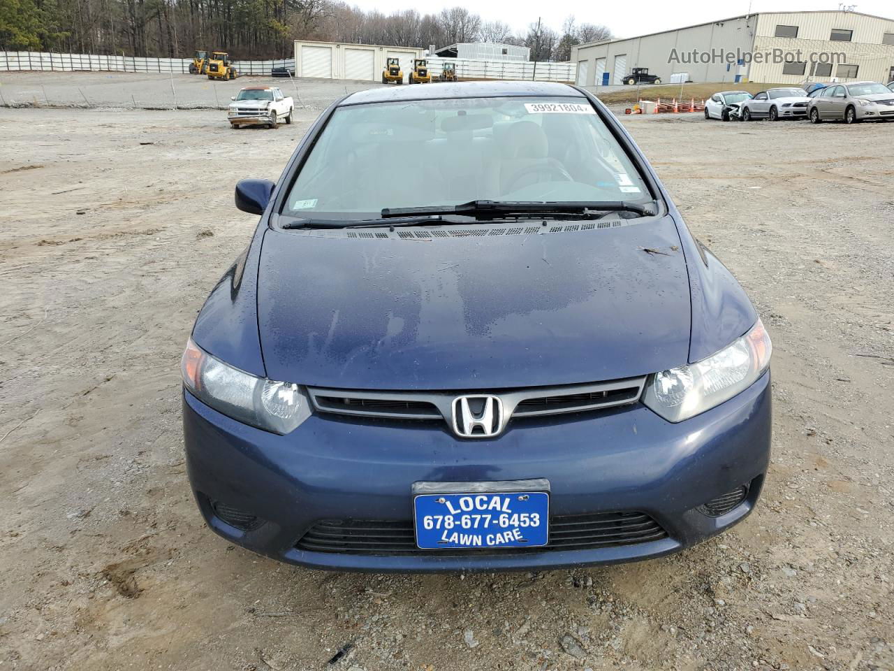 2008 Honda Civic Lx Blue vin: 2HGFG12608H562910