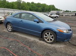 2008 Honda Civic Lx Blue vin: 2HGFG12618H540446