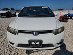 2008 Honda Civic Lx White vin: 2HGFG12628H505091